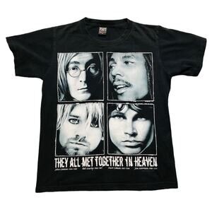 Vintage Rockvolution They all met together in heaven T-Shirt Men's medium